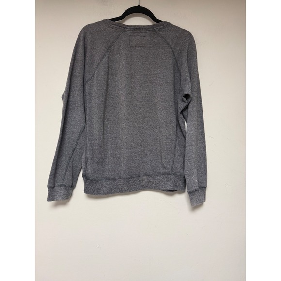 Abercrombie Fitch Gray Crewneck Sweatshirt Arch Logo Muscle Fit Size S - Picture 7 of 8
